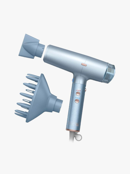 Conair InfinitiPRO DigitalAire Hair Dryer in branded components on a light gray background